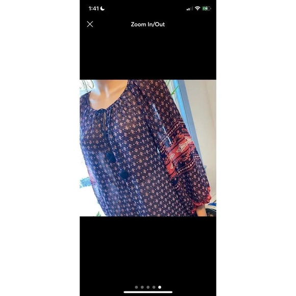 Liz Claiborne Comfortable Lightweight Beach Summer Top Women Plus 1X - Picture 5 of 5